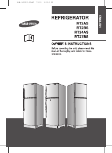 Manual Samsung RT27BSCSW Fridge-Freezer