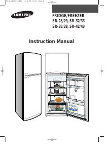 Manual Samsung SR-29NXA Fridge-Freezer