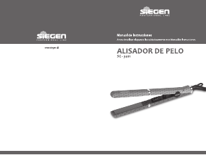 Manual de uso Siegen SG-3401 Plancha de pelo