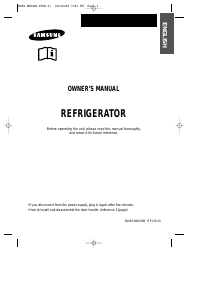 Manual Samsung RT49EDEW Fridge-Freezer