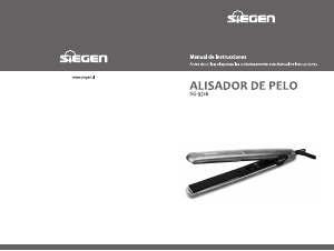 Manual de uso Siegen SG-3516 Plancha de pelo