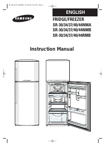 Handleiding Samsung SR471NMB Koel-vries combinatie