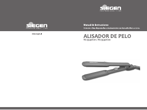 Manual de uso Siegen SG-3542C01 Plancha de pelo