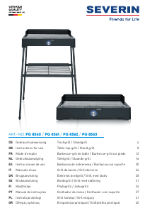 Manual Severin PG 8563 Barbecue