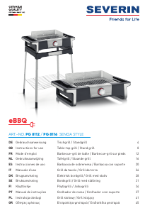 Manual de uso Severin PG 8112 Barbacoa