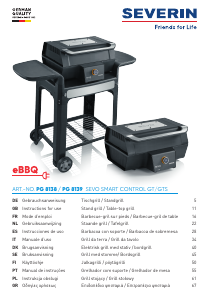 Manual Severin PG 8140 Barbecue