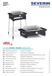 Brugsanvisning Severin PG 8109 Grill