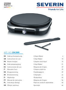 Manual Severin CM 2199 Crepe Maker