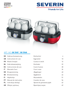 Manual de uso Severin EK 3168 Cocedor de huevos