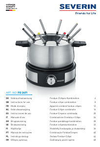 Brugsanvisning Severin FO 2471 Fondue