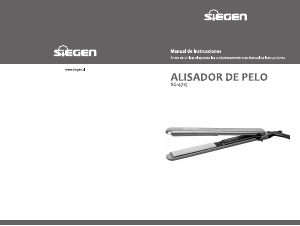 Manual de uso Siegen SG-4715 Plancha de pelo