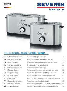 Manual Severin AT 9266 Toaster