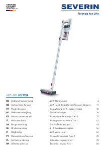 Manual Severin HV 7152 Vacuum Cleaner