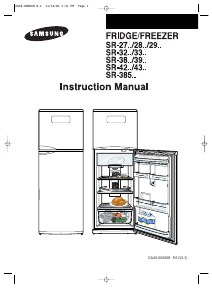 Manual Samsung SR385NW Fridge-Freezer