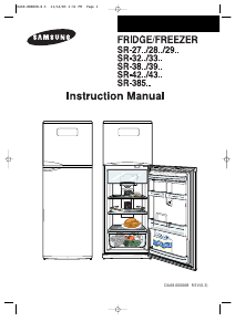 Manual Samsung SR386NTS Fridge-Freezer
