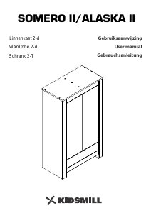 Handleiding Kidsmill Somero II Kledingkast