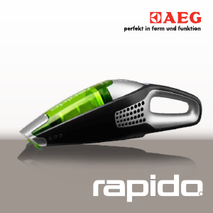 Manual AEG AG4106 Rapido Handheld Vacuum