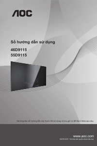 Hướng dẫn sử dụng AOC 55D9115 Màn hình LED
