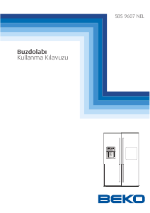 Kullanım kılavuzu BEKO SBS 9607 NEL Donduruculu buzdolabı