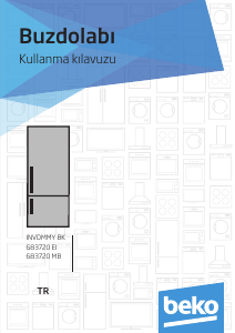 Kullanım kılavuzu BEKO 683720 MB Donduruculu buzdolabı