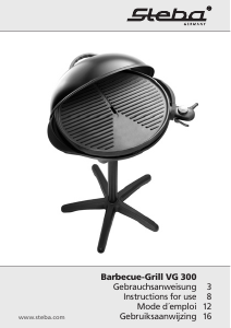 Manual Steba VG 300 Barbecue