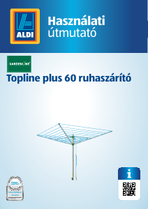 Használati útmutató Gardenline 900044 Ruhaszárító állvány