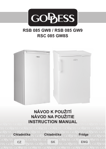Manual Goddess RSB 085 GW8 Refrigerator