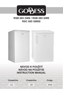 Návod Goddess RSC 085 GW8S Chladnička