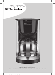 Bruksanvisning Electrolux EKF3130 Kaffebryggare