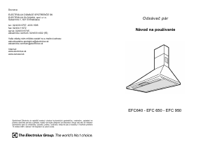 Návod Electrolux CH900 Digestor