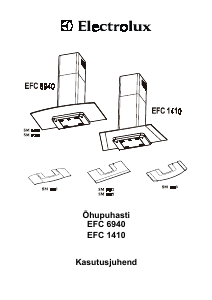 Kasutusjuhend Electrolux EFC1410 Köögi õhupuhasti