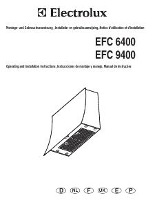 Manual de uso Electrolux EFC6400 Campana extractora