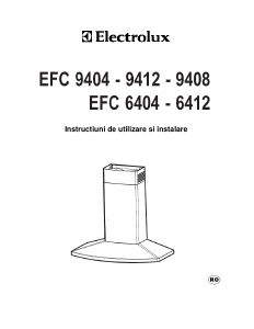 Manual Electrolux EFC6404 Hotă