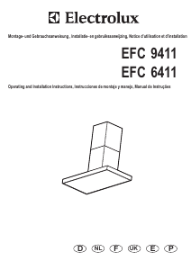 Handleiding Electrolux EFC6411 Afzuigkap