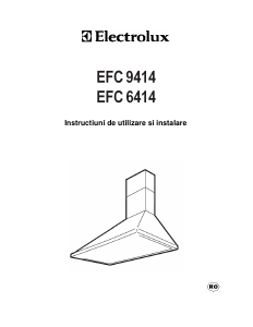 Manual Electrolux EFC6414 Hotă