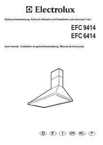 Manuale Electrolux EFC6414 Cappa da cucina