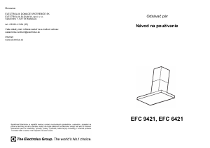 Návod Electrolux EFC6421 Digestor