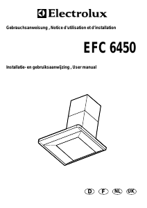 Mode d’emploi Electrolux EFC6450 Hotte aspirante