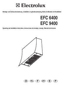 Handleiding Electrolux EFC9400 Afzuigkap