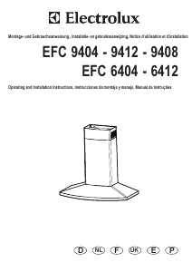 Manual Electrolux EFC9408 Exaustor