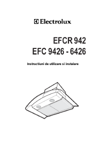 Manual Electrolux EFC9426 Hotă