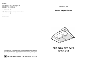 Návod Electrolux EFC9426 Digestor