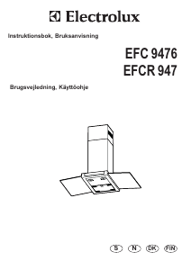 Bruksanvisning Electrolux EFC9476 Kjøkkenvifte