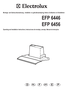 Manual Electrolux EFP6446 Cooker Hood