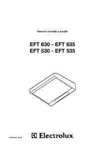 Manuál Electrolux EFT530 Odsavač par