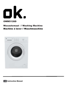 Manual OK OWM 5126 D Washing Machine