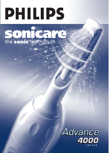 Manuale Philips HX4472 Sonicare Advance 4000 Spazzolino elettrico