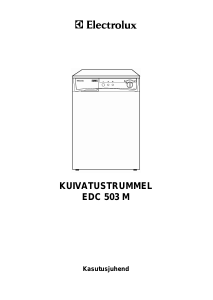Kasutusjuhend Electrolux EDC503 Kuivati