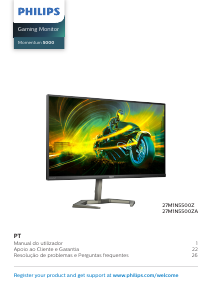 Manual Philips 27M1N5500ZA Momentum 5000 Monitor LED