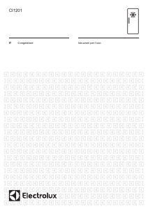 Manuale Electrolux CI1201 Congelatore